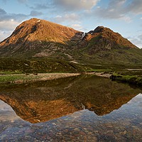 Buy canvas prints of The Last of the Light in Glencoe by Stephen Taylor
