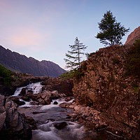 Buy canvas prints of Sunset in Glencoe by Stephen Taylor