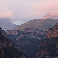 Buy canvas prints of Canyon Anisclo Sunset by Stephen Taylor
