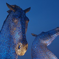 Buy canvas prints of Blue Kelpies by Stephen Taylor