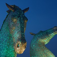 Buy canvas prints of Green Kelpies by Stephen Taylor