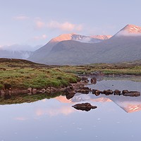 Buy canvas prints of Sunrise on Rannoch Moor by Stephen Taylor