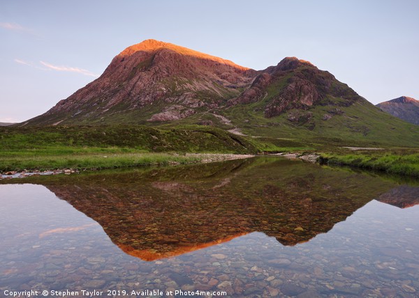 Sunset in Glencoe Picture Board by Stephen Taylor
