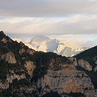 Buy canvas prints of Evening Light in the Chistau Valley by Stephen Taylor