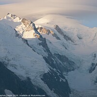 Buy canvas prints of Mont Blanc sunrise by Stephen Taylor