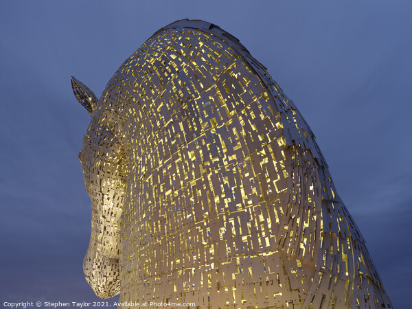 The Kelpies  Picture Board by Stephen Taylor