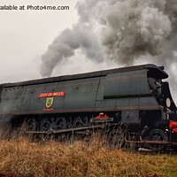 Buy canvas prints of Majestic Steam Engine at Burrs Country Park by Andy Smith
