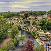 Buy canvas prints of Majestic Viaduct over the River by Andy Smith