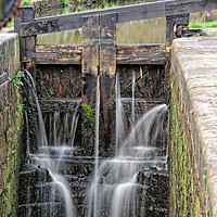 Buy canvas prints of Huddersfield Narrow Canal, Lock 14W by Andy Smith