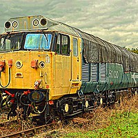 Buy canvas prints of Powering Through Peak Rail by Andy Smith