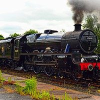 Buy canvas prints of  Leander at Hellifield heading 'The Dalesman' by Andy Smith