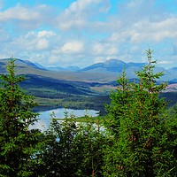 Buy canvas prints of  Loch Garry by Andy Smith