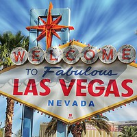 Buy canvas prints of           Welcome to Las Vegas by Andy Smith