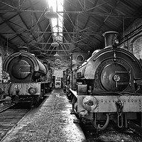 Buy canvas prints of Majestic Steam Engines in the Heart of England by Andy Smith