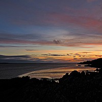 Buy canvas prints of Sunset over the Fleet estuary towards Wigtown by Andy Smith