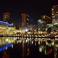 Buy canvas prints of Salford Quays Media City by Andy Smith