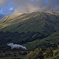 Buy canvas prints of Harry Potter Train Glenfinnan Viaduct by Andy Smith