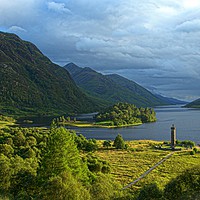 Buy canvas prints of Loch Shiel Glenfinnan by Andy Smith