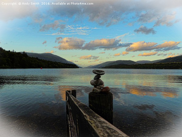 Reflections in Loch Lochy           Picture Board by Andy Smith