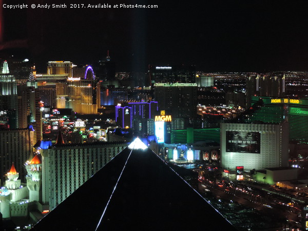 Las Vegas Night Scene           Picture Board by Andy Smith