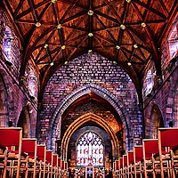 Buy canvas prints of St Asaph Cathedral by Andy Smith