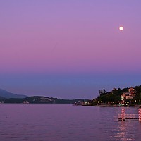 Buy canvas prints of Lake Maggiore Sunset           by Andy Smith