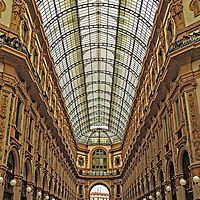 Buy canvas prints of Milan Galleria           by Andy Smith