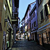 Buy canvas prints of The Streets of Stresa           by Andy Smith