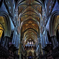 Buy canvas prints of salisbury cathedral           by Andy Smith