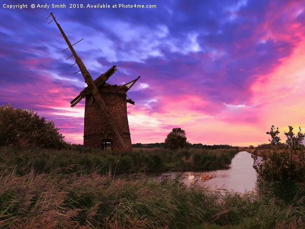 Haunting Beauty of Brograve Mill Picture Board by Andy Smith