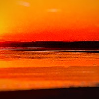 Buy canvas prints of Fiery Sunset over Ravenglass Estuary by Andy Smith