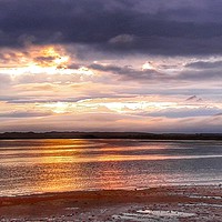 Buy canvas prints of Golden Sunsets on Ravenglass Estuary by Andy Smith