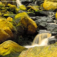 Buy canvas prints of Majestic Autumn Waterfall by Andy Smith