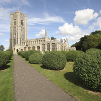 Buy canvas prints of Lavenham Church by Terry Stone