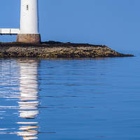 Buy canvas prints of Lighthouse near Tobermory, Mull, Scotland by James Bennett (MBK W