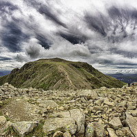 Buy canvas prints of The summit of Scafell Pike by Gregory Culley
