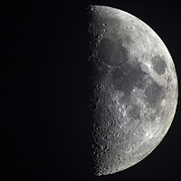Buy canvas prints of Half moon from the Northern Hemisphere by Gregory Culley