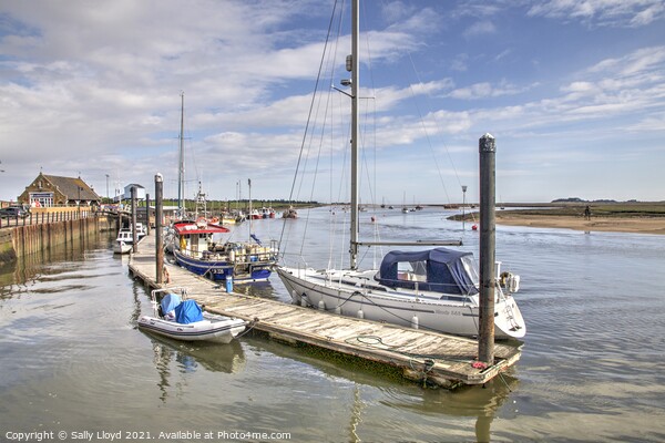 Port of Wells, north Norfolk coast.  Picture Board by Sally Lloyd