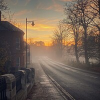 Buy canvas prints of Sunrise in Trowse by Sally Lloyd