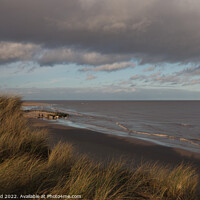 Buy canvas prints of Northern view at Winterton-on-sea by Sally Lloyd