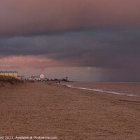 Buy canvas prints of In the pink at Great Yarmouth, Norfolk by Sally Lloyd