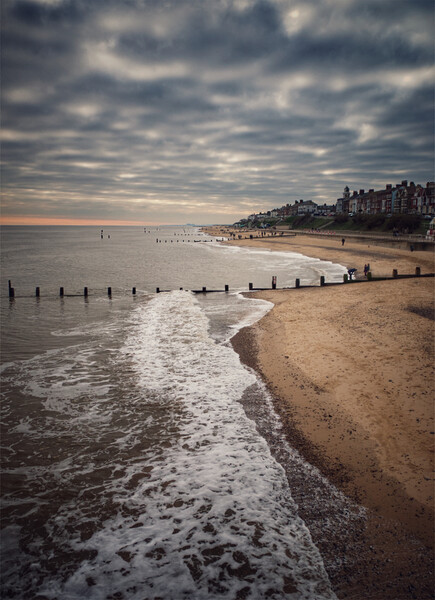 Southwold Winter View Picture Board by Sally Lloyd