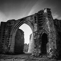 Buy canvas prints of Mystical St Benets Abbey Ruins by Sally Lloyd