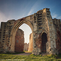 Buy canvas prints of The Timeless Charm of St Benets Abbey Ruins by Sally Lloyd
