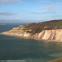 Buy canvas prints of Majestic View of Alum Bay by Sally Lloyd