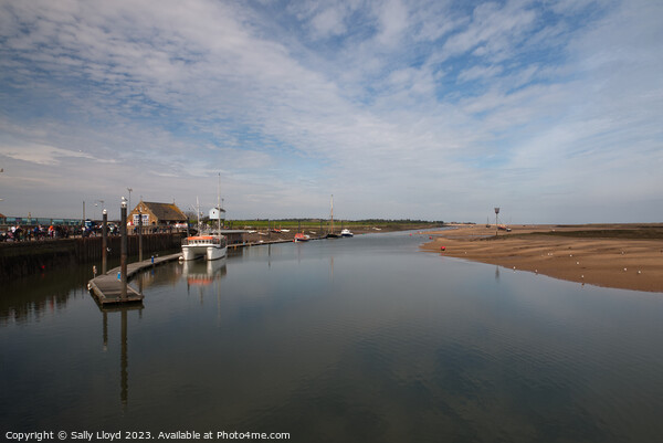 Majestic Harbour view in Wells-next-the-sea Picture Board by Sally Lloyd