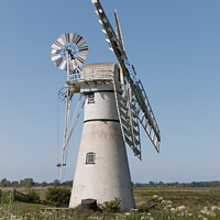 Buy canvas prints of Thurne Mill in late spring, Norfolk by Sally Lloyd