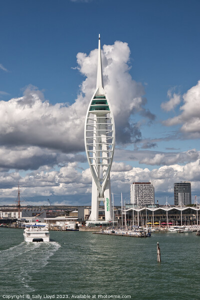Portrait photograph of the Spinnaker in Portsmouth Picture Board by Sally Lloyd