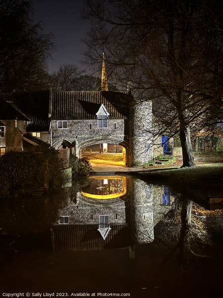 Pulls Ferry Magical Reflection Norwich Picture Board by Sally Lloyd