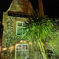 Buy canvas prints of The Adam and Eve Pub Norwich by Sally Lloyd